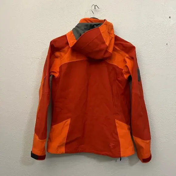Arc’teryx Women’s M Ski Shell Jacket RECCO Avalanche Orange Hooded Snow - Picture 3 of 16